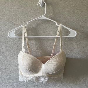 Pink Lace Padded Bralette